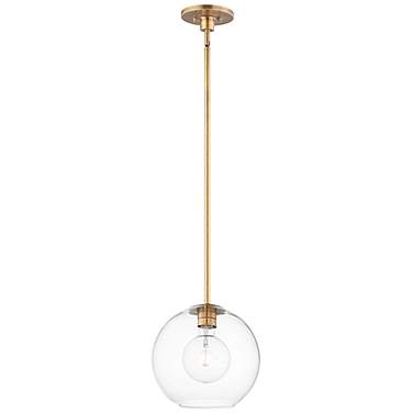 Maxim Branch 11" Wide Natural Aged Brass Mini Pendant