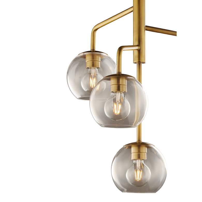 Image 4 Maxim Branch 21 1/2" Wide Natural Aged Brass 4-Light Pendant more views