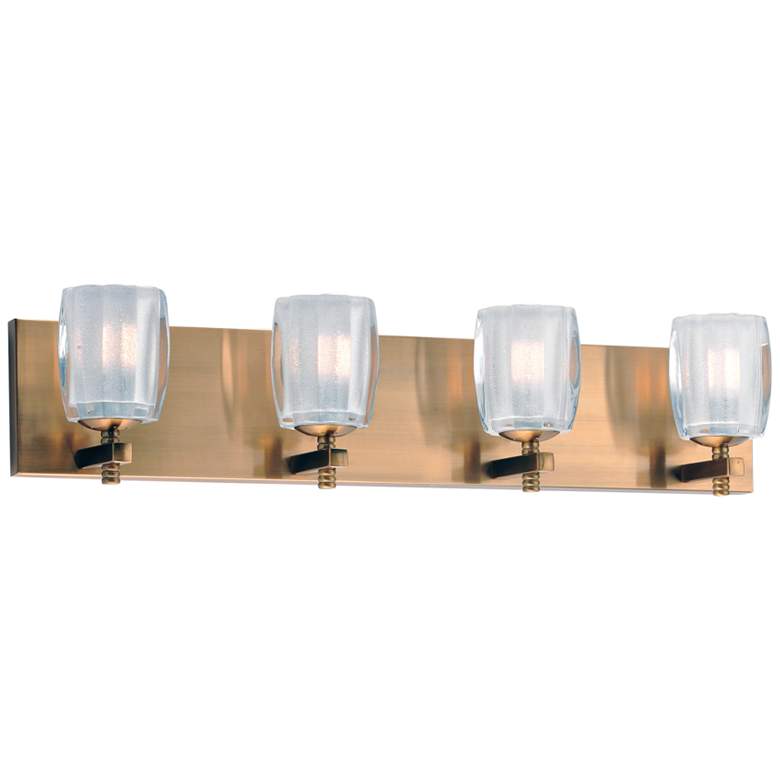 Image 1 Maxim Bravado 26" Wide Golden Bronze 4-LED Bath Light