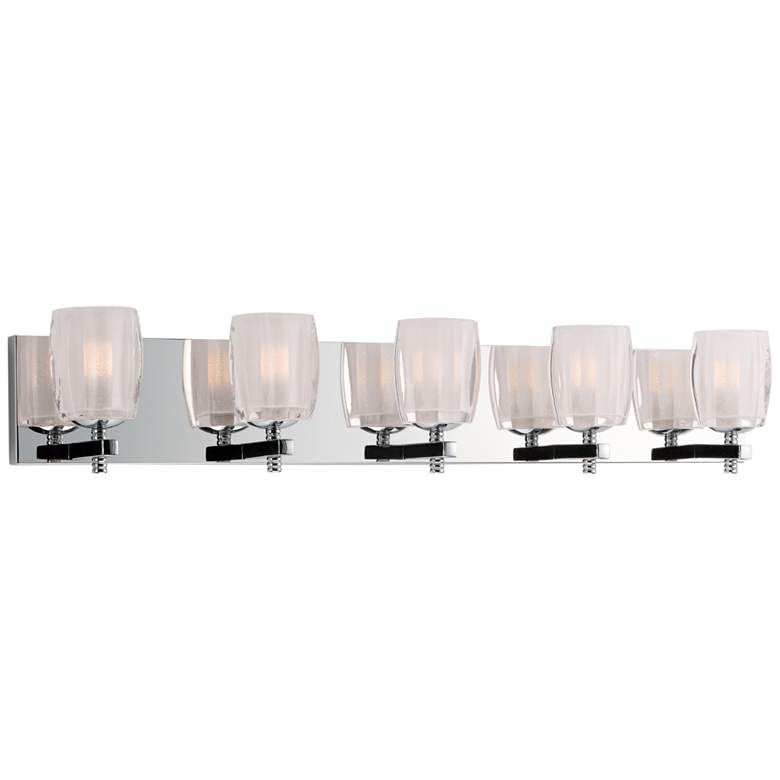 Image 1 Maxim Bravado 33" Wide Polished Chrome 5-LED Bath Light