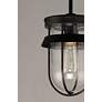 3_Maxim Breakwater 10" High Black Outdoor Hanging Light more views