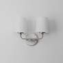 3_Maxim Bristol 13 1/4" High Satin Nickel 2-Light Wall Sconce more views