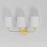 4_Maxim Bristol 20 3/4" Wide Satin Brass 3-Light Bath Light more views