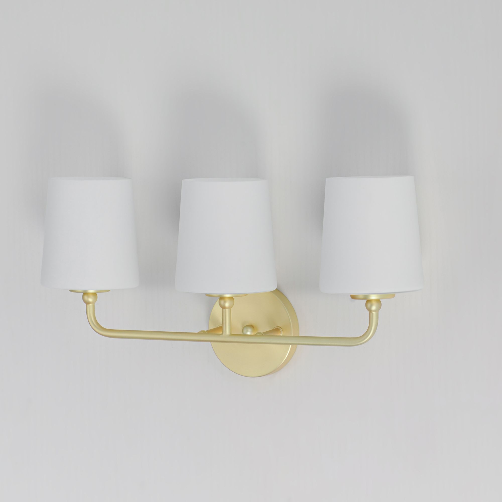 Image 6 Maxim Bristol 20 3/4" Wide Satin Brass 3-Light Bath Light more views