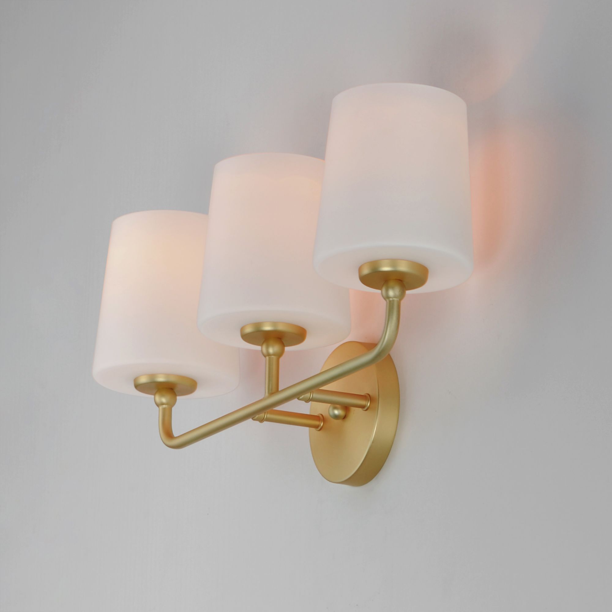 Image 7 Maxim Bristol 20 3/4" Wide Satin Brass 3-Light Bath Light more views
