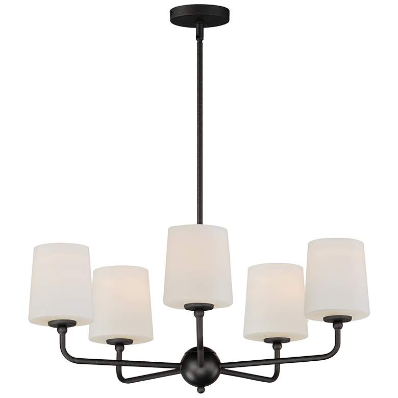 Image 2 Maxim Bristol 26 1/2" Wide Anthracite 5-Light Chandelier