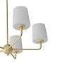 5_Maxim Bristol 26 1/2" Wide Satin Brass 5-Light Chandelier more views