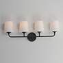 1_Maxim Bristol 28 1/2" Wide Black 4-Light Bath Light