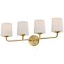 2_Maxim Bristol 28 1/2" Wide Satin Brass 4-Light Bath Light