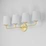 4_Maxim Bristol 28 1/2" Wide Satin Brass 4-Light Bath Light more views