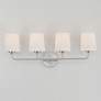 1_Maxim Bristol 28 1/2" Wide Satin Nickel 4-Light Bath Light