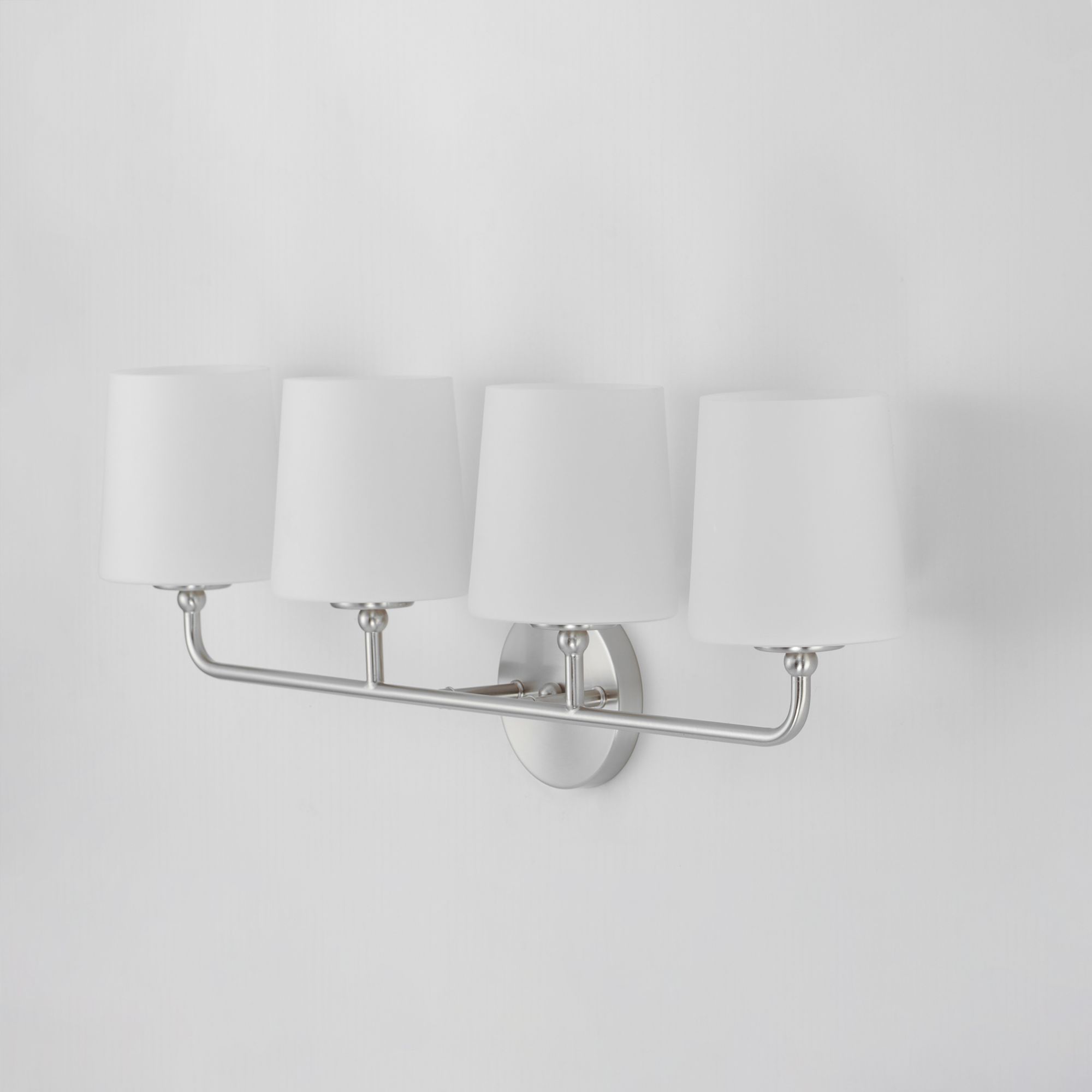 Image 7 Maxim Bristol 28 1/2" Wide Satin Nickel 4-Light Bath Light more views
