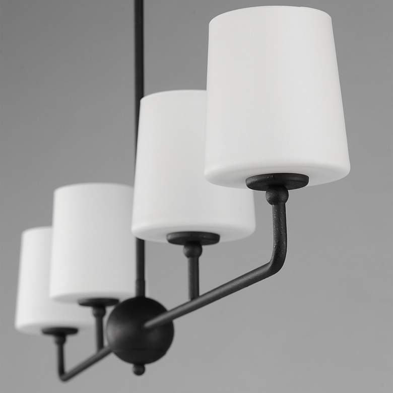 Image 3 Maxim Bristol 48" Wide Anthracite 4-Light Linear Chandelier more views
