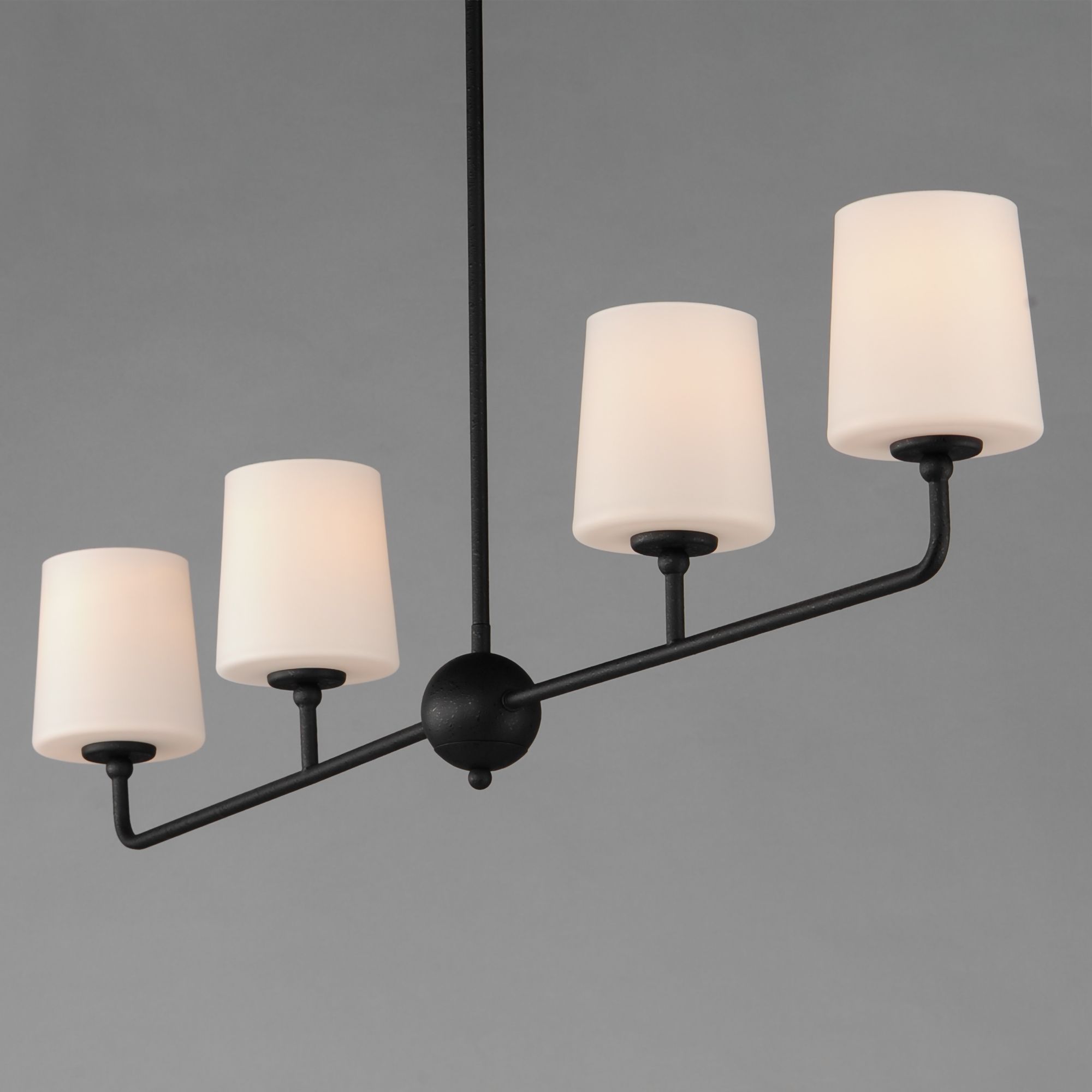 Image 5 Maxim Bristol 48" Wide Anthracite 4-Light Linear Chandelier more views