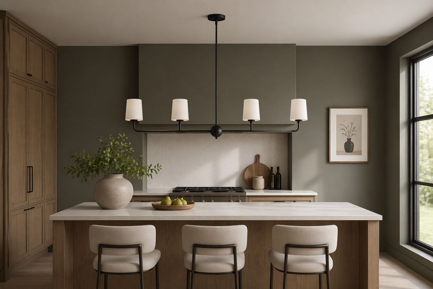 Image 7 Maxim Bristol 48" Wide Anthracite 4-Light Linear Chandelier more views