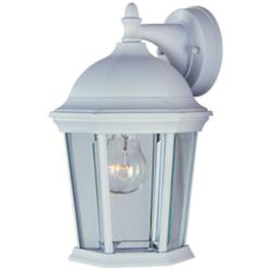 Maxim Builder Cast 12" High White Outdoor Wall Light