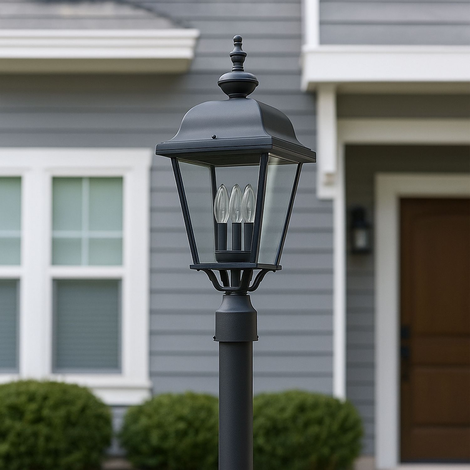 Image 4 Maxim Builder Cast 21 1/4" High Black Outdoor Post Light more views