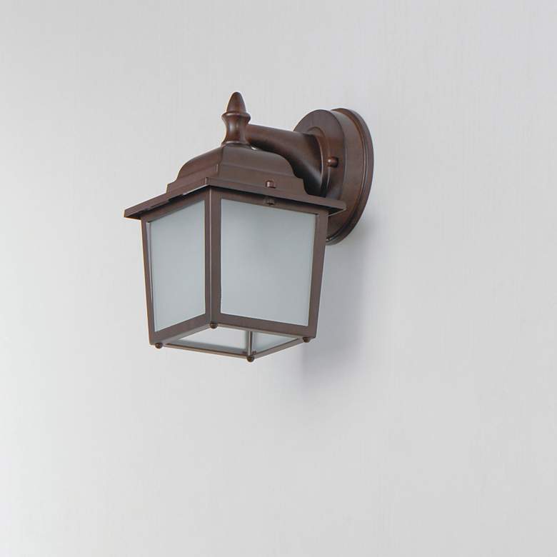 Image 4 Maxim Builder Cast 8 1/2" High Empire Bronze LED Outdoor Wall Light more views