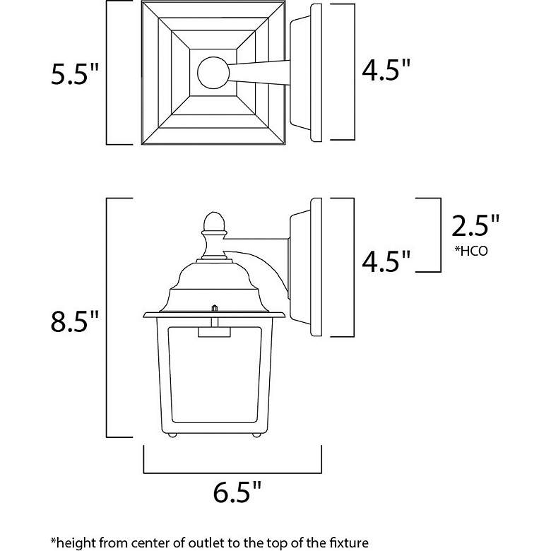 Image 5 Maxim Builder Cast 8 1/2" High Empire Bronze LED Outdoor Wall Light more views