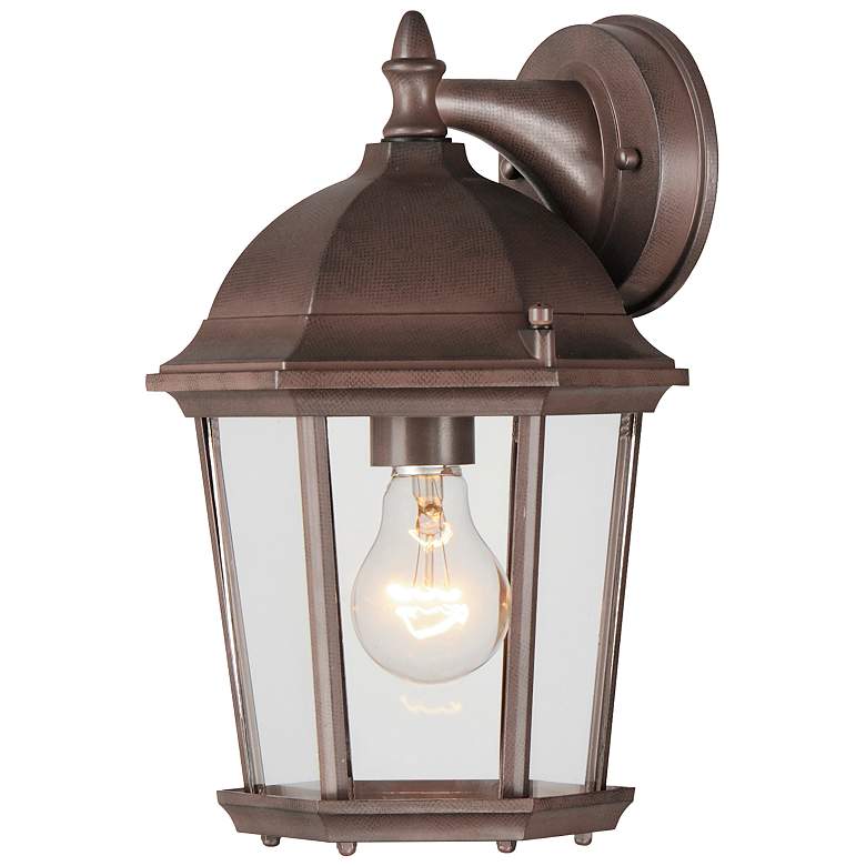 Image 2 Maxim Builder Series 12" High Cast Outdoor Wall Lantern Light