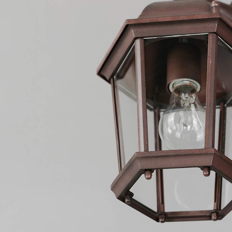 Image 6 Maxim Builder Series 12" High Cast Outdoor Wall Lantern Light more views