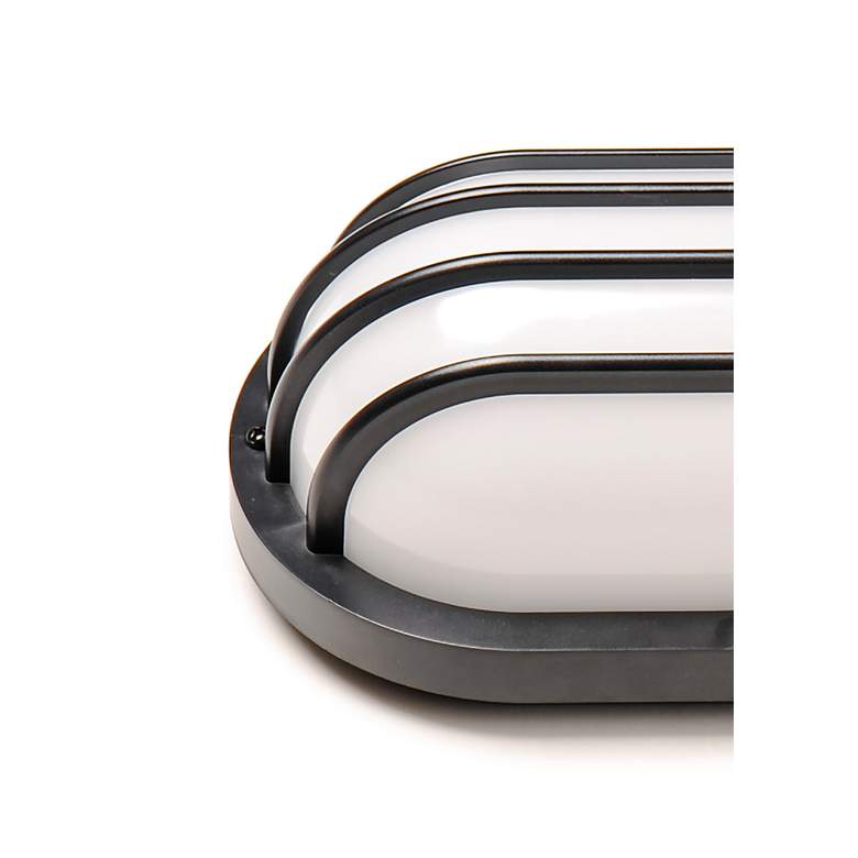 Image 4 Maxim Bulwark 10 1/2" Wide Black Finish Outdoor Wall Mount more views