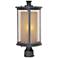 Maxim Bungalow 18" High Bronze Outdoor Lantern Post Light