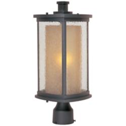 Maxim Bungalow 18" High Bronze Outdoor Lantern Post Light