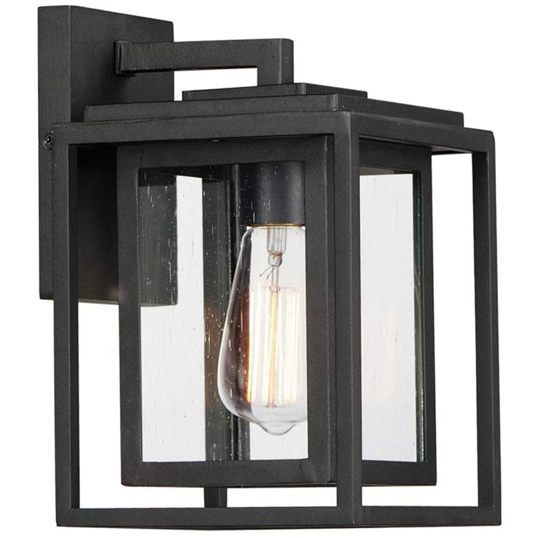 Image 1 Maxim Cabana VX 11" High Black 1-Light Outdoor Sconce