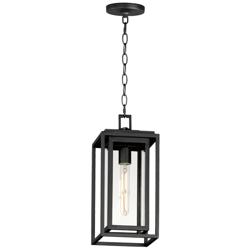Maxim Cabana VX 7" Wide Black 1-Light Outdoor Hanging Pendant