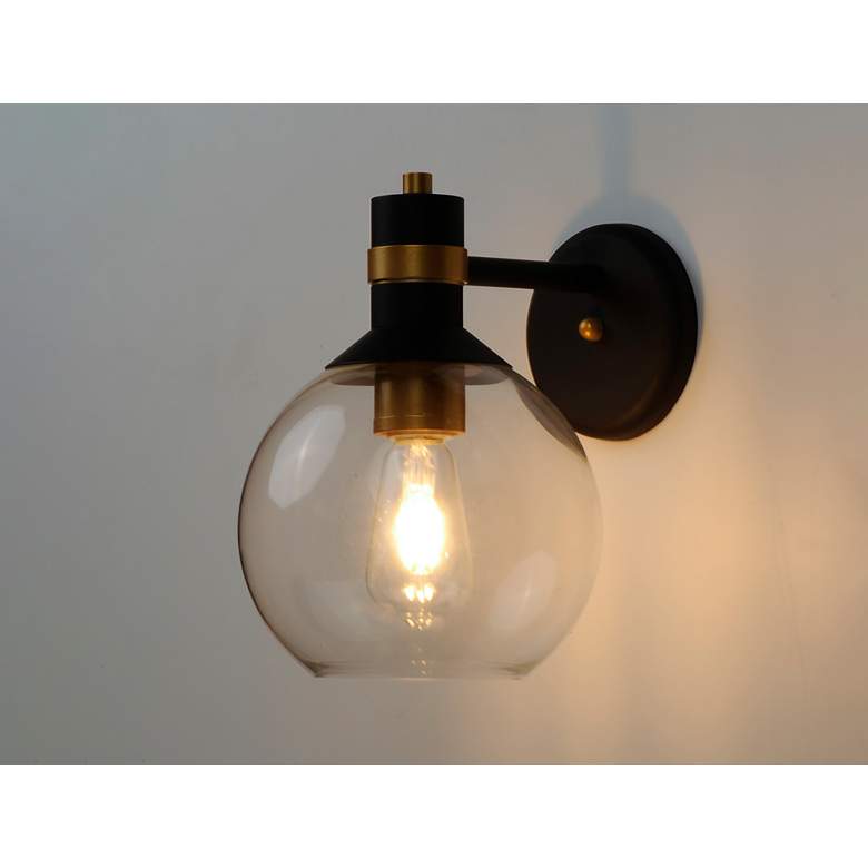 Image 5 Maxim Cabin 10 3/4"H Bronze and Gold LED Outdoor Wall Light more views