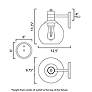 6_Maxim Cabin 13 1/4"H Bronze and Gold LED Outdoor Wall Light more views