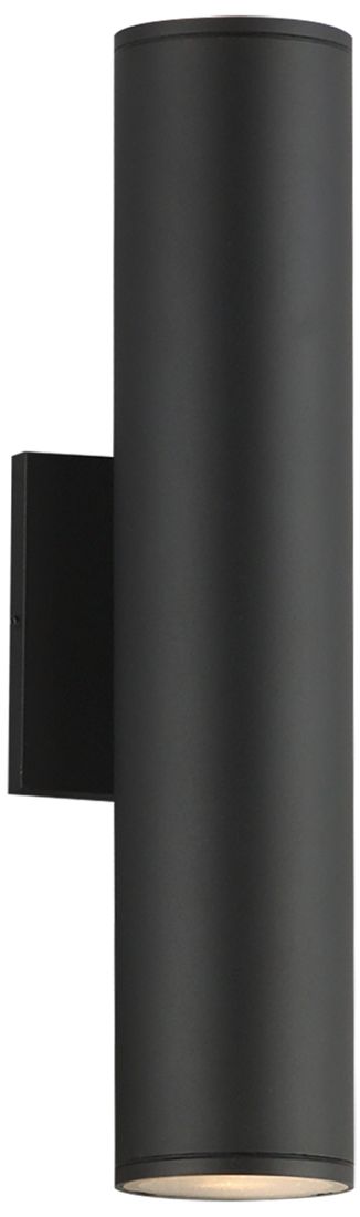 Maxim Caldera 15" High Black LED Outdoor Wall Light