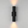 3_Maxim Caldera 15" High Black LED Outdoor Wall Light more views