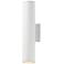 Maxim Caldera 15" White Outdoor Wall Sconce