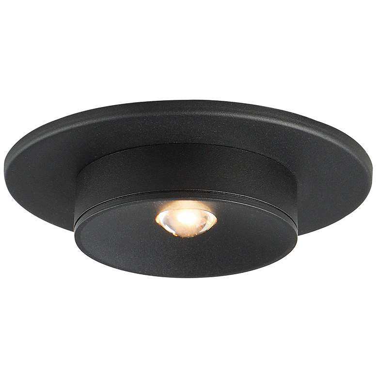 Image 1 Maxim Caldera 5" Wide Black LED Ceiling Light