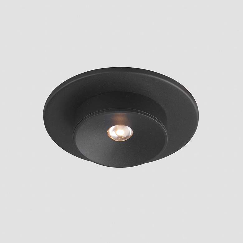 Image 3 Maxim Caldera 5" Wide Black LED Ceiling Light more views
