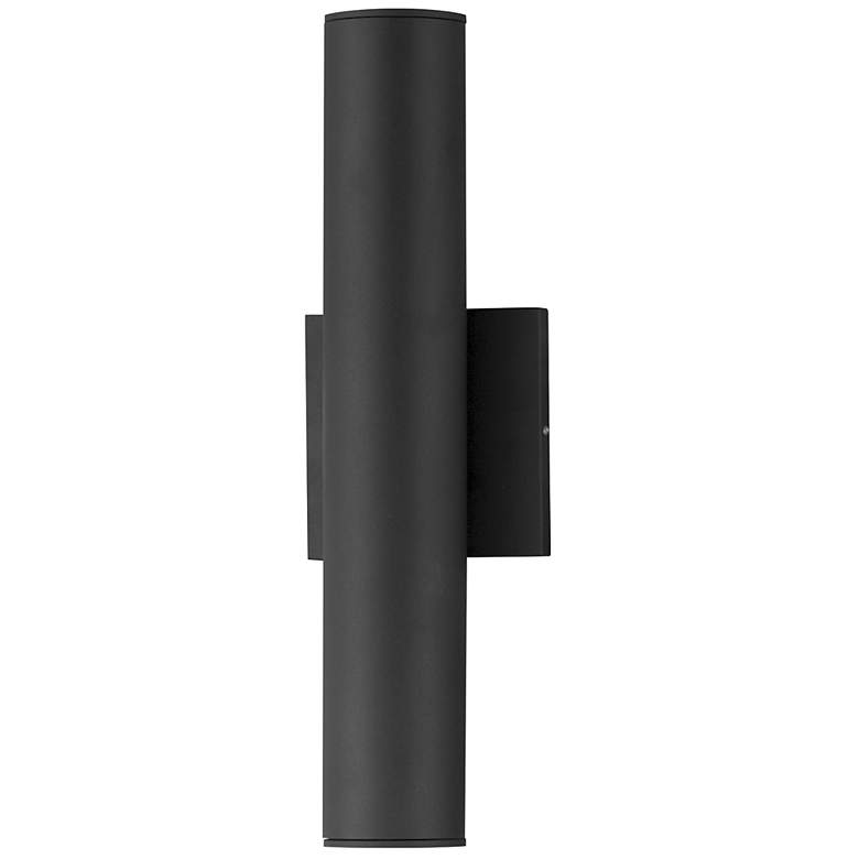 Image 2 Maxim Calibro 14 1/2" High Black LED Outdoor Wall Light