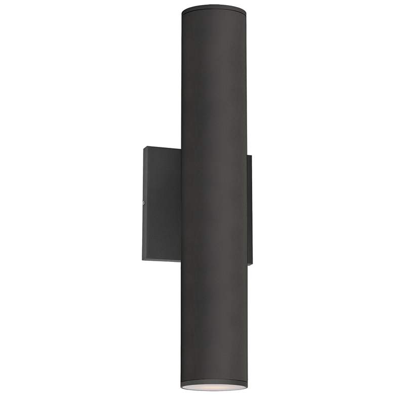 Image 1 Maxim Calibro 15" Architectural Bronze LED Outdoor Sconce