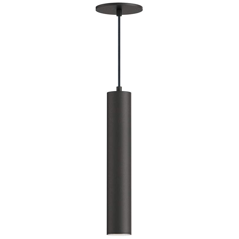 Image 1 Maxim Calibro 15" Black LED Outdoor Pendant