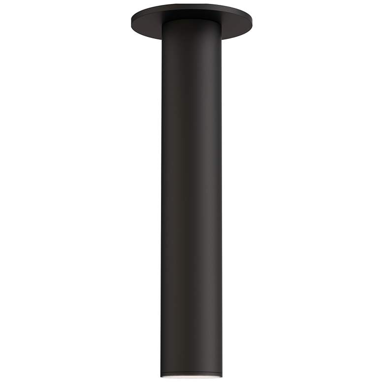 Image 1 Maxim Calibro 15" High Architectural Bronze LED Outdoor Flush Mount