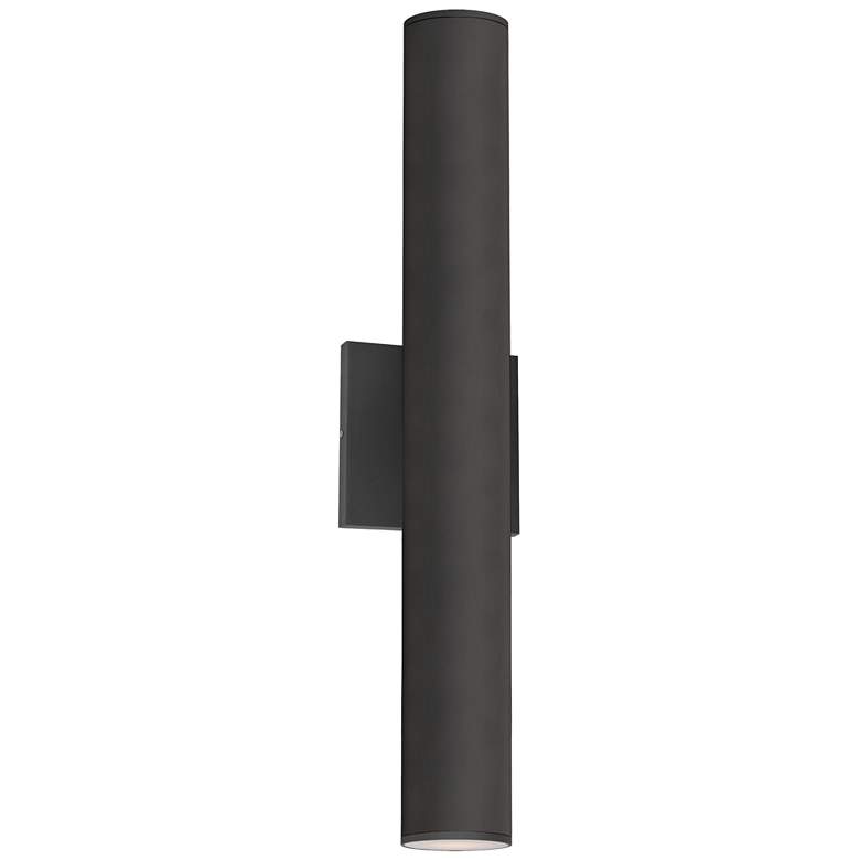 Image 1 Maxim Calibro 20" Architectural Bronze LED Outdoor Sconce