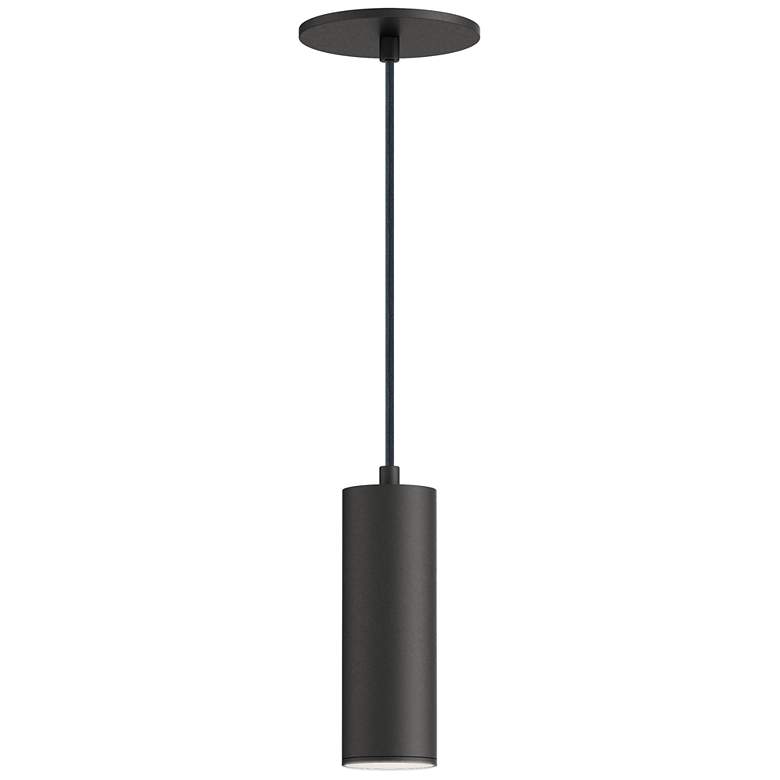 Image 1 Maxim Calibro 7.5" Black LED Outdoor Pendant