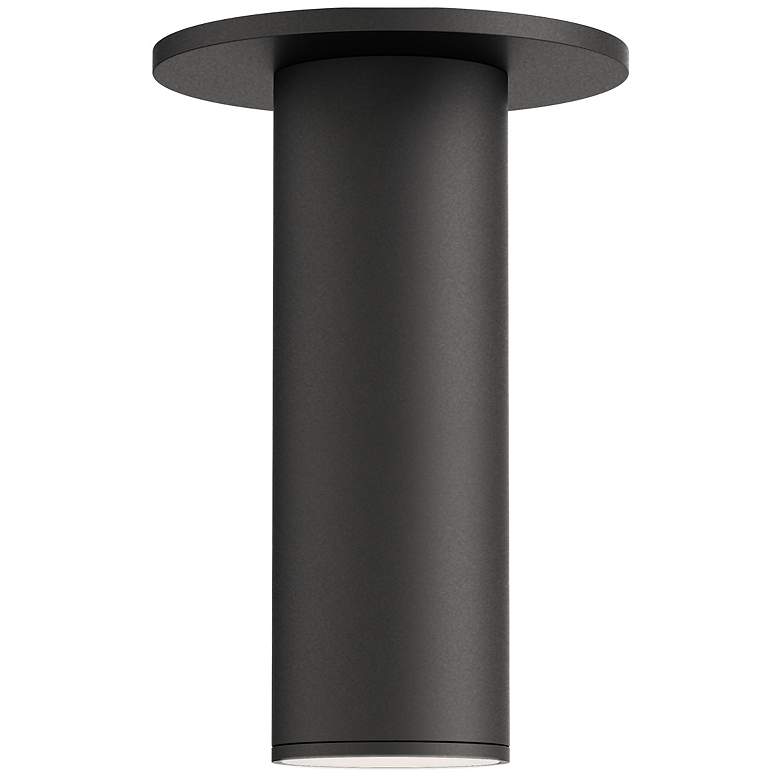 Image 1 Maxim Calibro 7 1/2" Black LED Outdoor Sconce