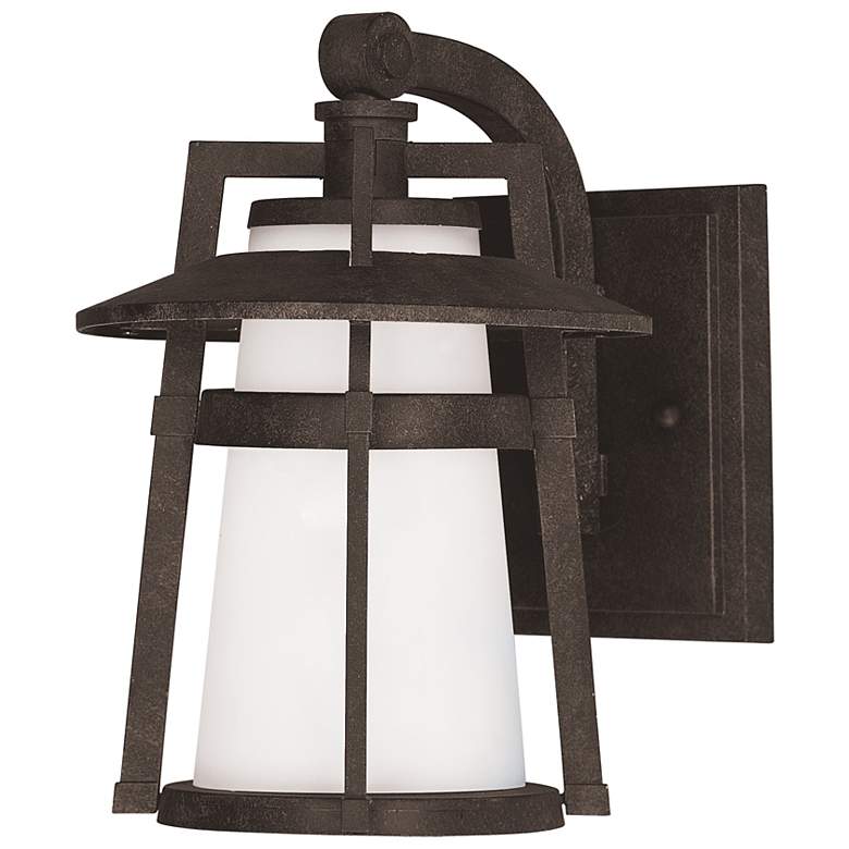 Image 2 Maxim Calistoga 10" High Adobe Bronze Outdoor Lantern Wall Light