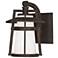 Maxim Calistoga 10" High Adobe Bronze Outdoor Lantern Wall Light