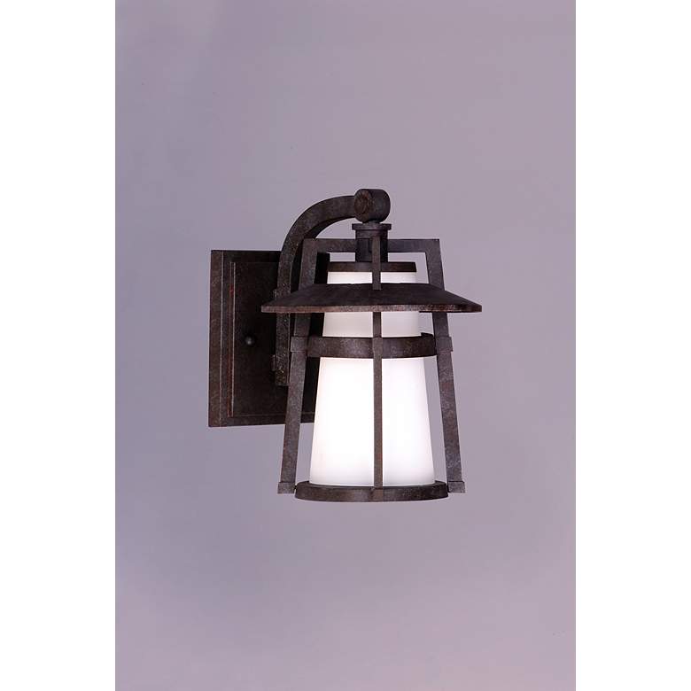 Image 4 Maxim Calistoga 10" High Adobe Bronze Outdoor Lantern Wall Light more views