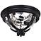 Maxim Camden VX 16" Wide Black Outdoor Ceiling Light