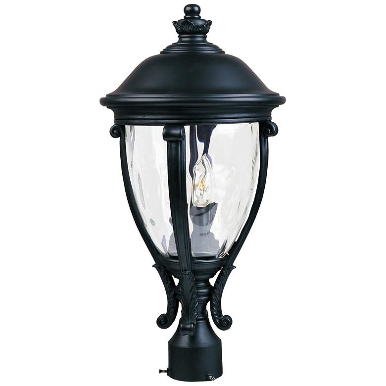 Image 1 Maxim Camden VX 23" High Black Outdoor Post Light