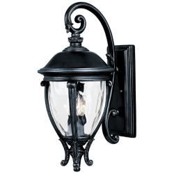 Maxim Camden VX 24" High Black Finish Scroll Arm Outdoor Wall Light